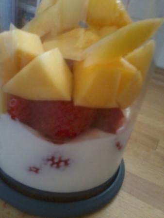 mangó,eper spoonz joghurt